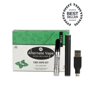 CBD Cartridge Kit 1ml (+ Vape Case, Charger, Battery) (250mg CBD) Mint Flavour