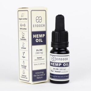 Hemp Oil 10ml (300mg CBD) Unflavored