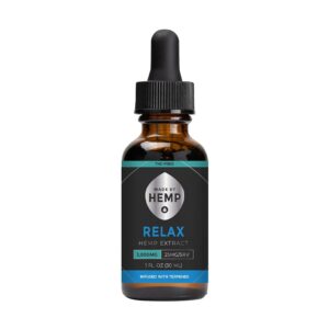 THC-Free Hemp Extract (Relax) 1oz (1,000mg)Delicious Terpene Blend