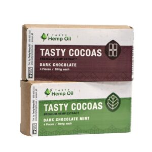 Tasty Cocoas 4ct (10mg/ea)Dark Chocolate