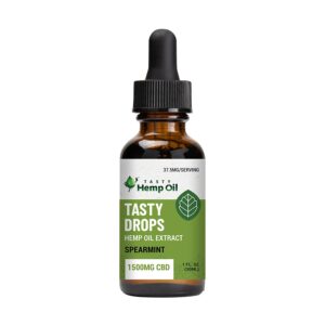 Tasty Drops 1oz (1,500mg)Spearmint Tasty Drops 1oz (1,500mg)Spearmint