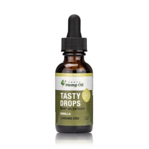 Tasty Drops 1oz (1,000mg)Vanilla Tasty Drops 1oz (1,000mg)Vanilla