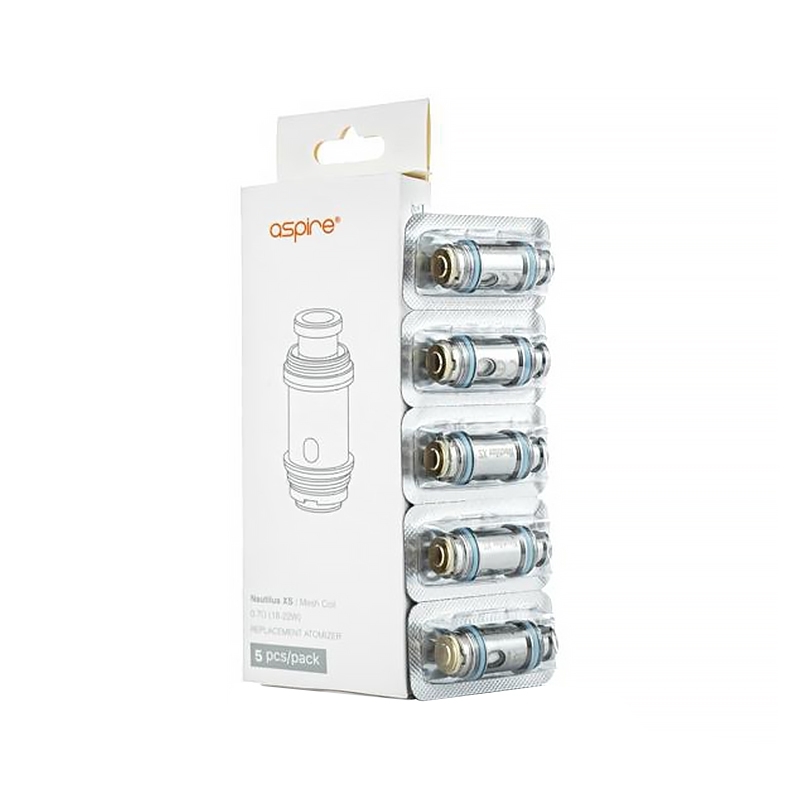 Aspire Nautilus XS Mesh Coils 0.7Ohm (5-Pack) Aspire Nautilus XS Mesh Coils 0.7Ohm (5-Pack)
