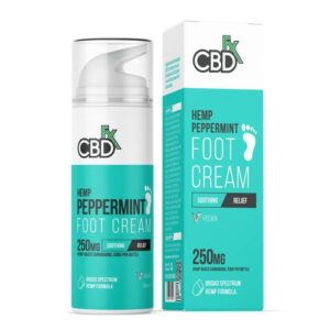 CBDfx Peppermint Foot Cream 250mg 50ml